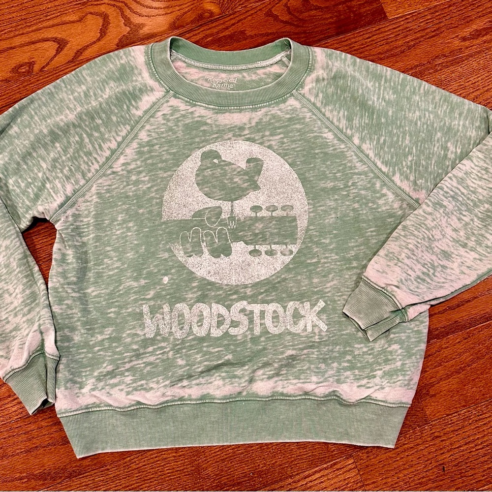 Recycled Karma Woodstock graphic sweatshirt